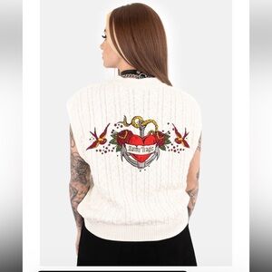 Franklin Oversized Knit Vest